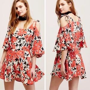 Free People Lucina Floral Mini Dress